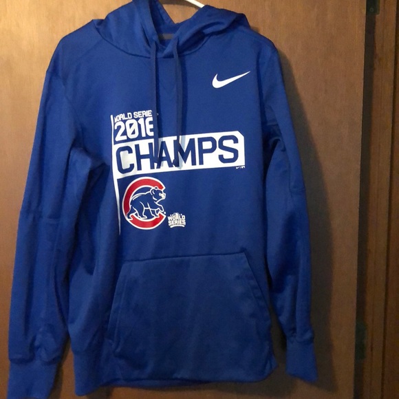 Nike Other - Nike Chicago Cubs World Series dri-fit hoodie